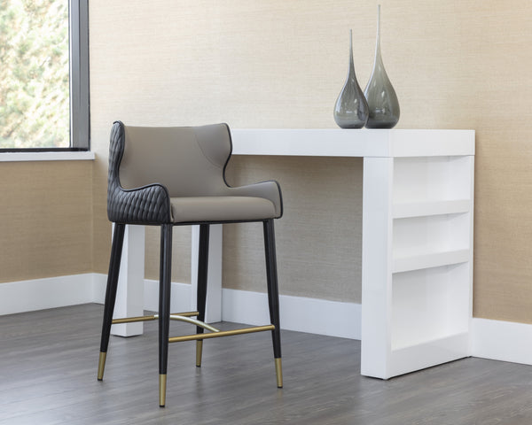 GIANNI COUNTER STOOL - DILLON STRATUS / DILLON BLACK