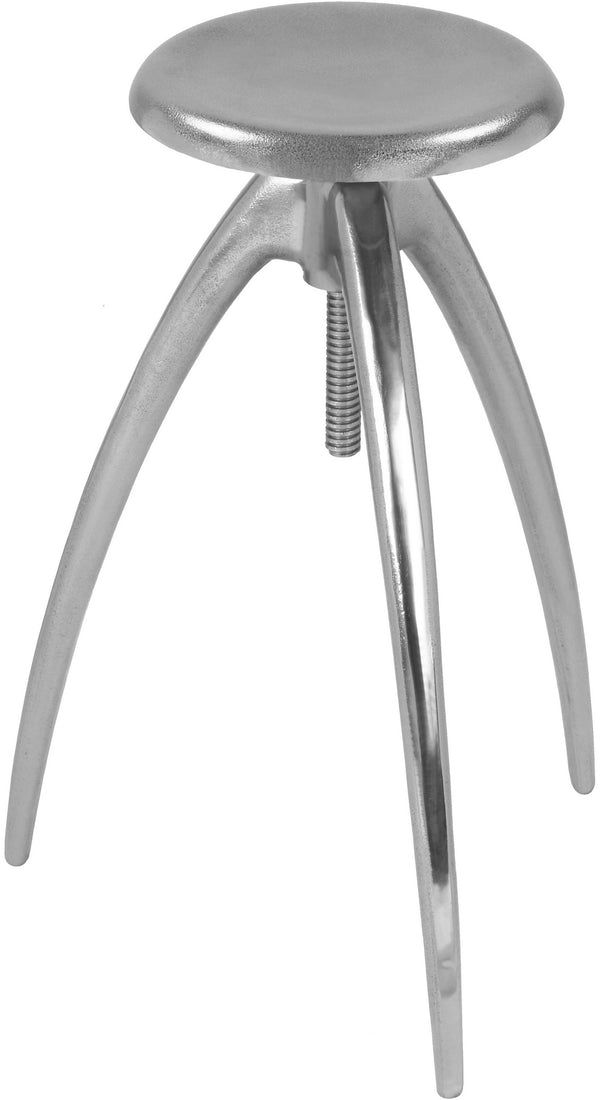 Ivan Counter/Bar Stool In Silver