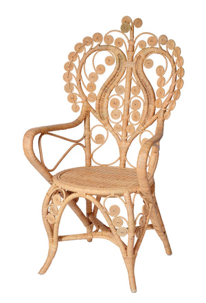  Hibiscus Rattan Arm Chair