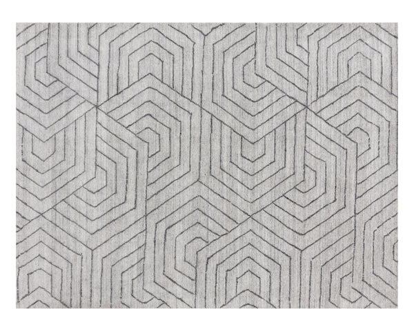 MAZEY HAND-LOOMED RUG - GREY - 9' X 12'