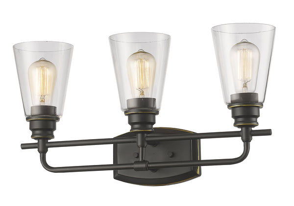 Annora 3 Light Vanity  in Olde Bronze Finish