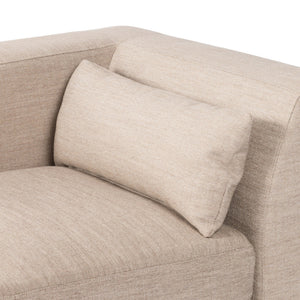 Sena Sectional In Alcala Wheat And Almond
