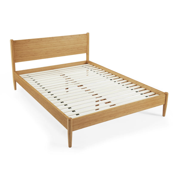 Ria Eastern King Platform Bed, Caramelized