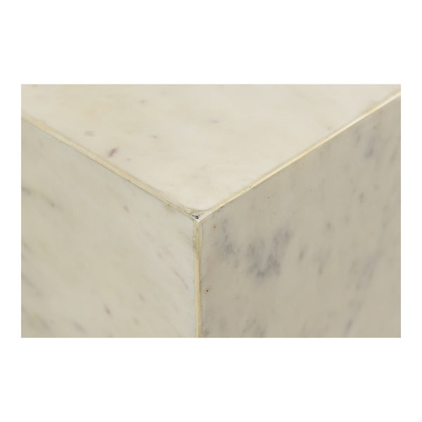 Moe's Nash White Marble Coffee Table