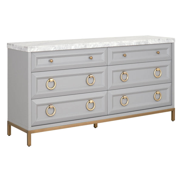 Azure Carrera 6-Drawer Double Dresser