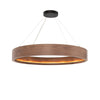Baum Chandelier In Dark Walnut