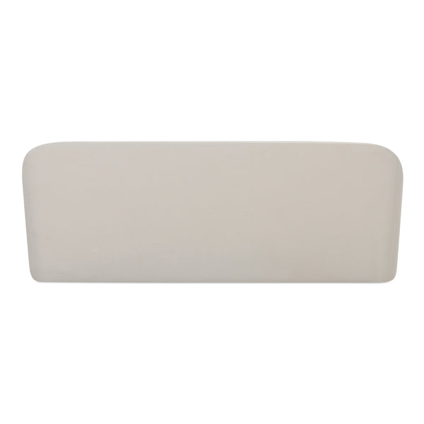 Moe's Rialto Sofa in White with Mid-Century Design