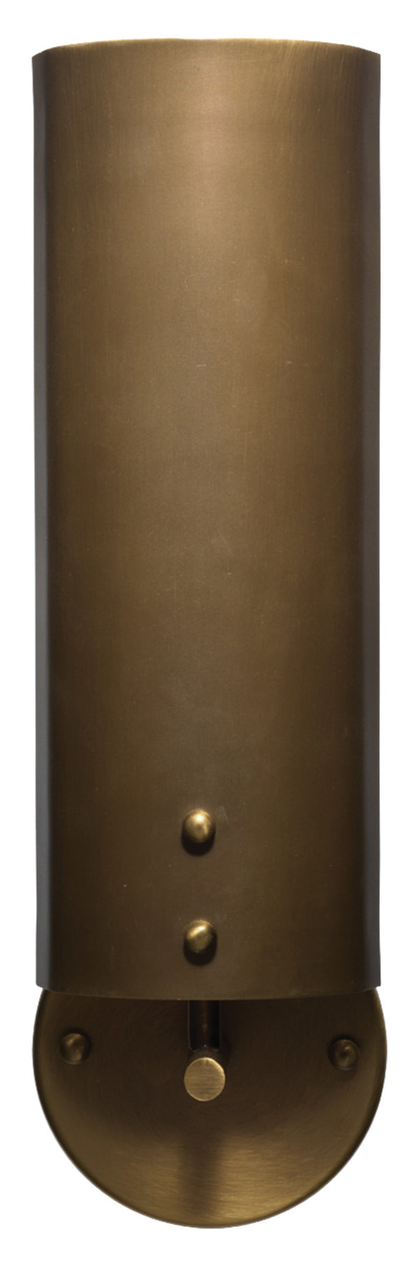 Olympic 1-Light Wall Sconce, Antique Brass Metal