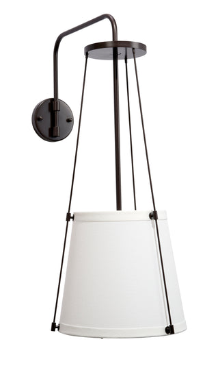  California 1-Light Wall Sconce, Bronze
