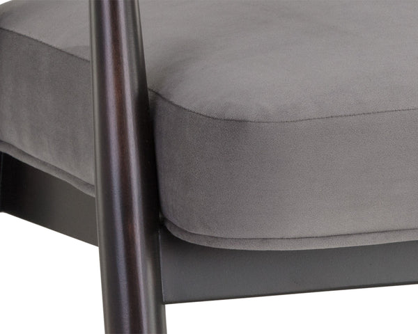 CALLEM DINING ARMCHAIR - ANTONIO CHARCOAL