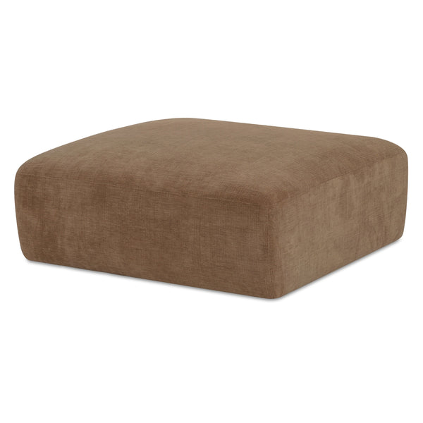 Moe's Matina Ottoman in Taupe Chenille