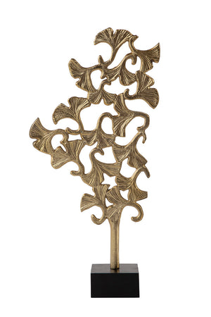 Aluminum Leaf Sculpture Set