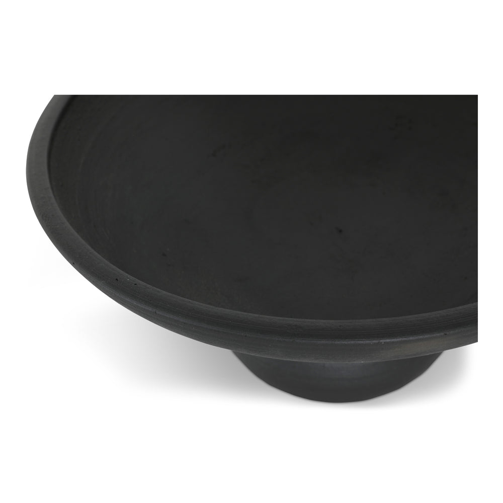 Asha Decorative Bowl in Black Terracotta