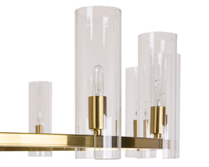 CLARABELLE CHANDELIER - LARGE - BRASS