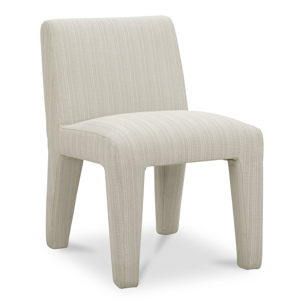 Moe's Verona Outdoor Dining Chair in Cream