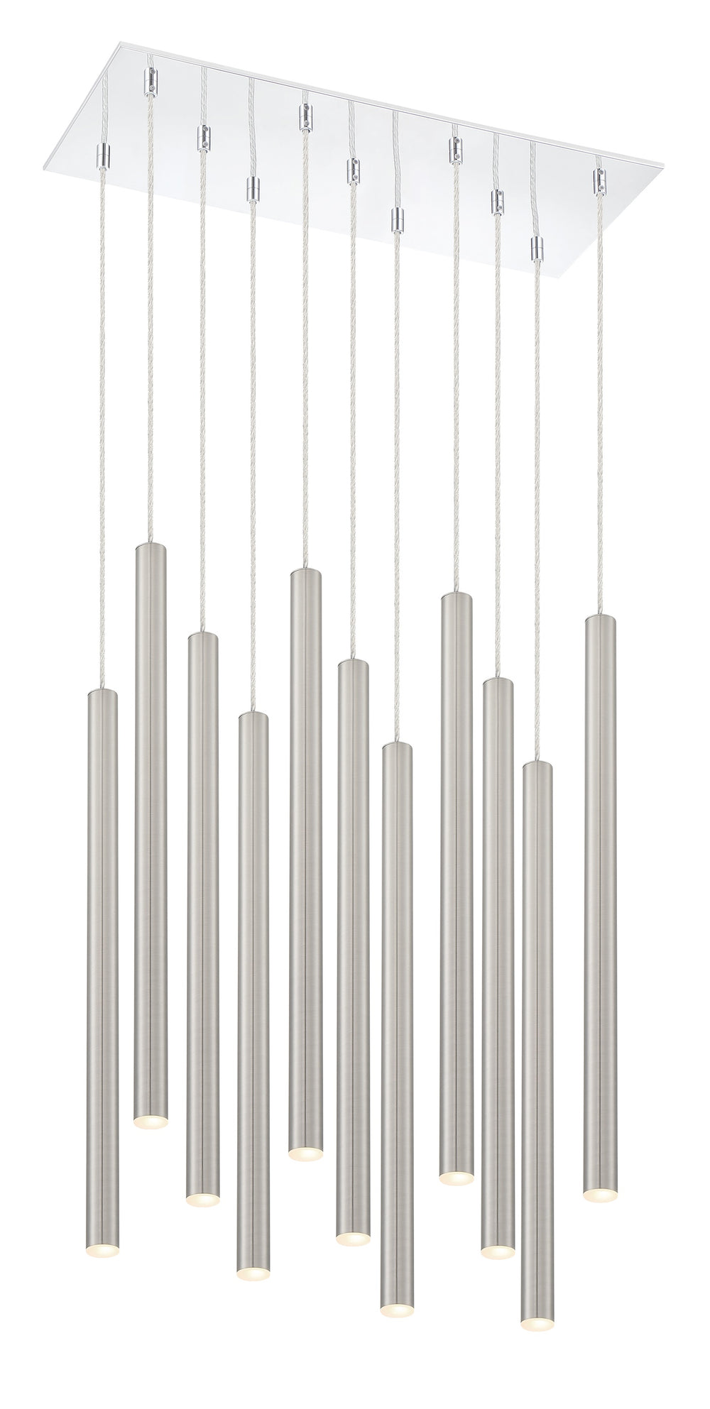 Forest 11 Light Island/Billiard in Chrome Finish