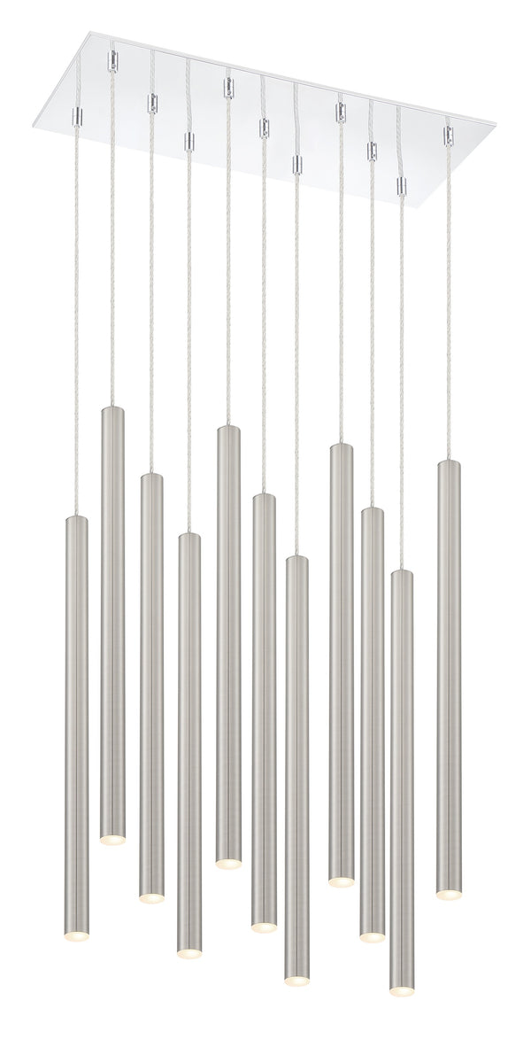 Forest 11 Light Island/Billiard in Chrome Finish