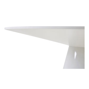 Otago 54" Round Dining Table in White
