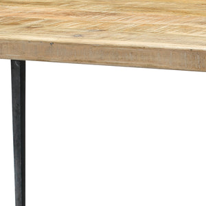 Farmhouse Wood Dining Table, Natural