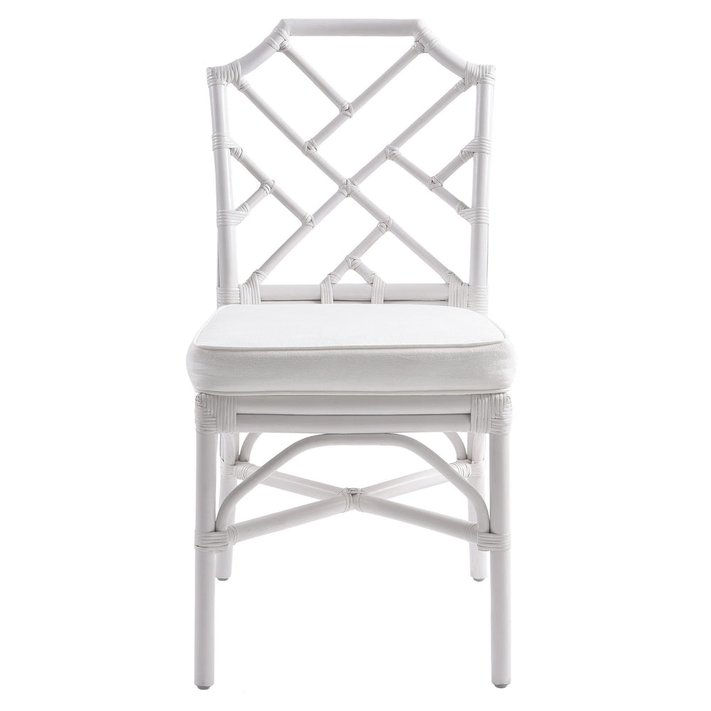Kara Rattan Chair In White