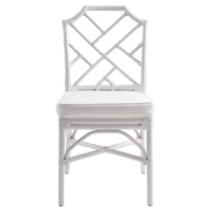 Kara Rattan Chair In White