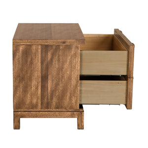Musashi 2 Drawer, Large, Dark Walnut