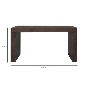 Moe's Evander Console Table in Rustic Brown