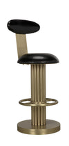 Sedes Counter Stool, Steel with Brass Finish