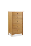 Willow Five Drawer Chest, Caramelized