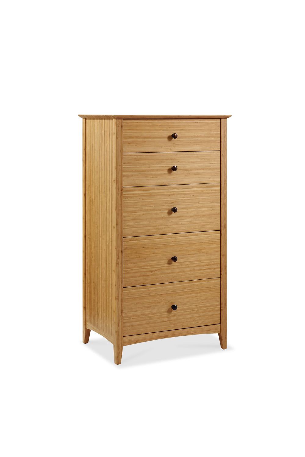 Willow Five Drawer Chest, Caramelized