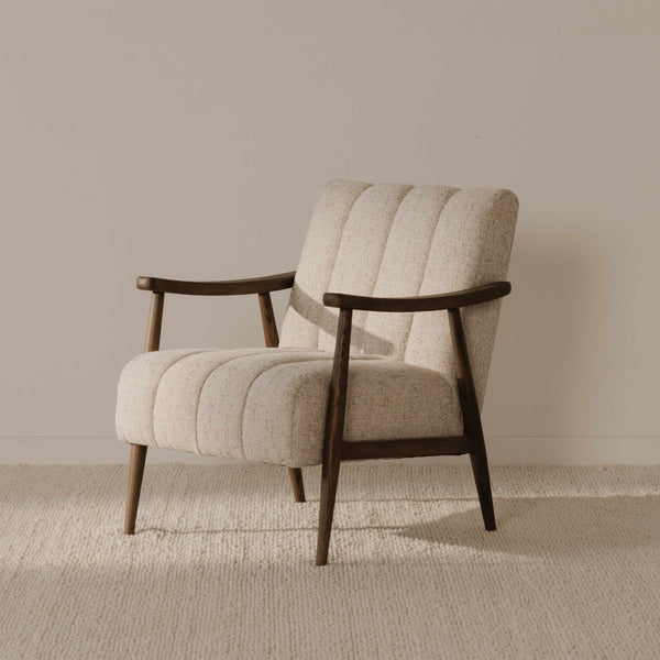 Moe's Aster Accent Chair Pebbled Beige
