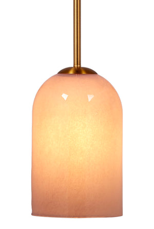 Holt 1-Light Glass Pendant, Pink