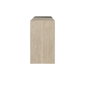 Danica Solid Wood Console Table in Aged Cream