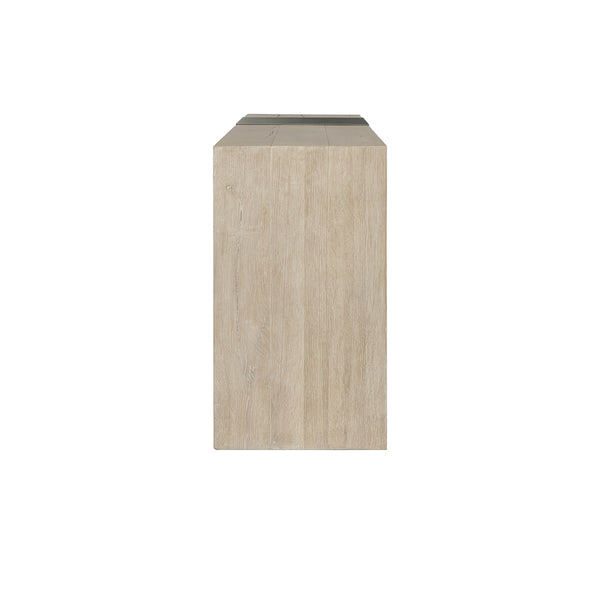 Danica Solid Wood Console Table in Aged Cream