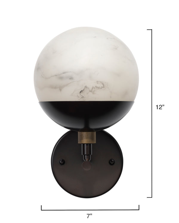 Metro Alabaster Wall Sconce