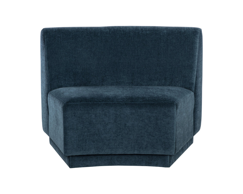 JACLYN MODULAR - ARMLESS CHAIR - DANNY DUSTY BLUE