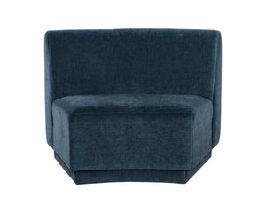 JACLYN MODULAR - ARMLESS CHAIR - DANNY DUSTY BLUE