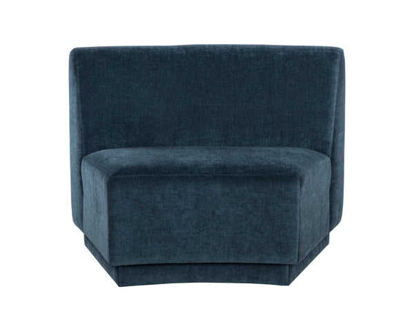 JACLYN MODULAR - ARMLESS CHAIR - DANNY DUSTY BLUE