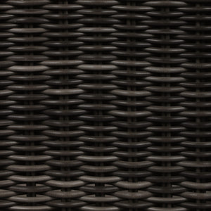 Messina Outdoor 3-Piece Sectional In Natural Teak-FSC-Venao Ivory-Chunky Charcoal Woven