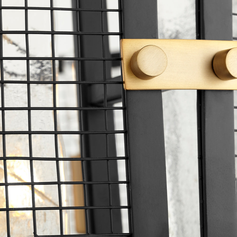 Panorama Chandelier in Noir / Aged Brass