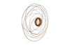 Nest Mirror, Chamcha Wood/Wire, Copper, Smallall