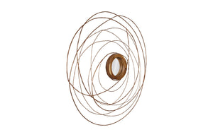 Nest Mirror, Chamcha Wood/Wire, Copper, Smallall