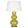 Citron Triple Gourd Table Lamp