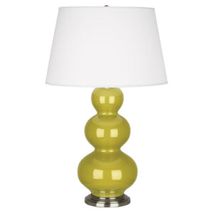 Citron Triple Gourd Table Lamp