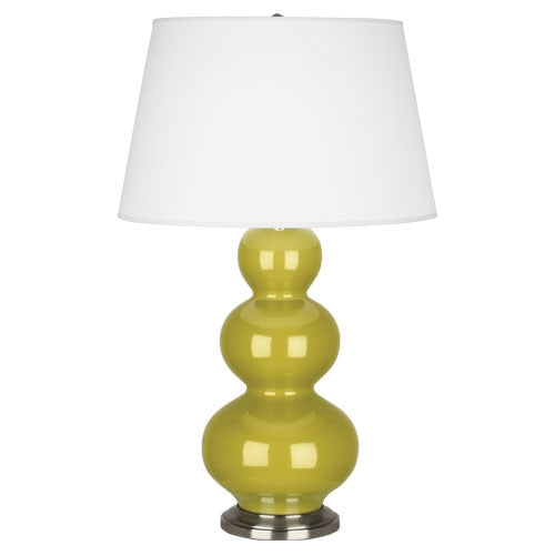 Citron Triple Gourd Table Lamp