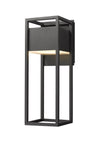 Barwick 1 Light Outdoor Wall Sconce in Black Finish