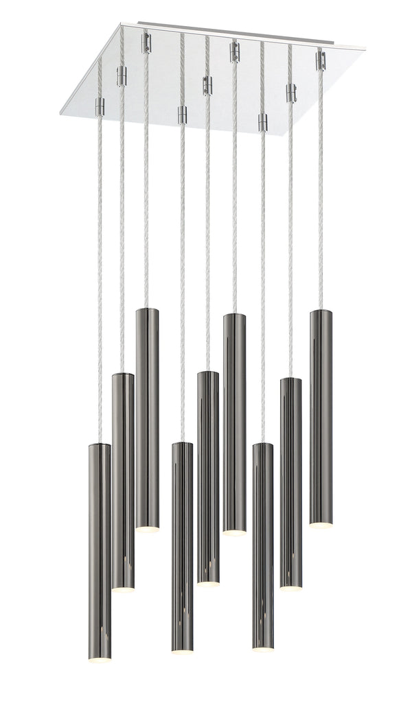 Forest 9 Light Island/Billiard in Chrome Finish