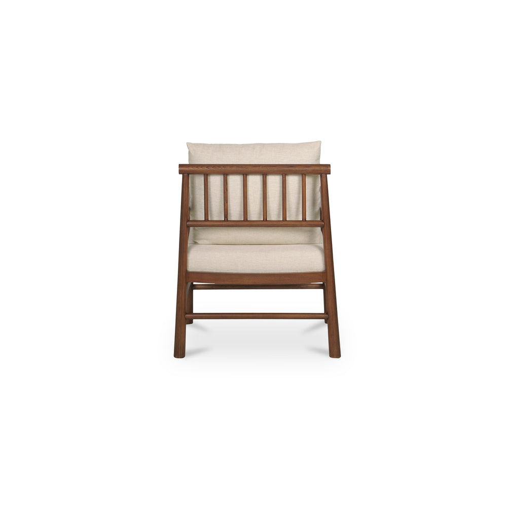 Moe's Mayne Accent Chair with Cream Cushions