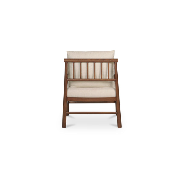 Moe's Mayne Accent Chair with Cream Cushions