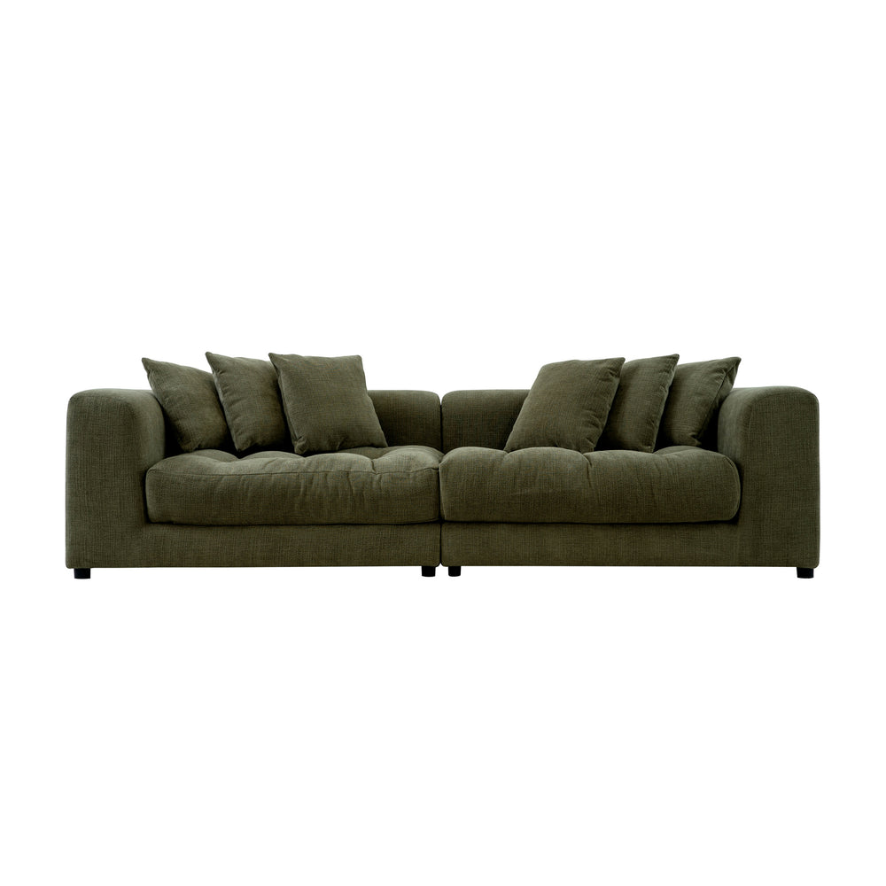 Moe's Davie Sofa in Olive Chenille